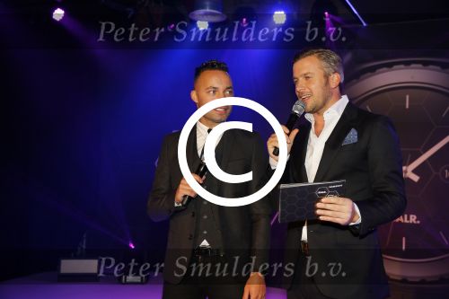 Amsterdam 29 oktober 2015 
Presentatie nieuwe samsung smart watch in samenwerking met BALR. in the harbour club.
Demy de Zeeuw met Winston Gerstanowitz