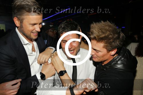 Amsterdam 29 oktober 2015 
Presentatie nieuwe samsung smart watch in samenwerking met BALR. in the harbour club.
Demy de Zeeuw met Winston Gerstanowitz