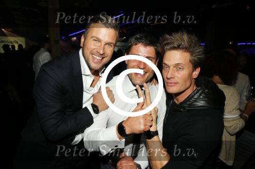 Amsterdam 29 oktober 2015 
Presentatie nieuwe samsung smart watch in samenwerking met BALR. in the harbour club.
Demy de Zeeuw met Winston Gerstanowitz