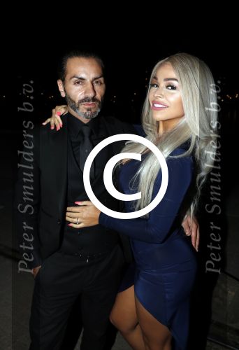 Amsterdam 8 oktober 2016
JFK Gala in the harbour club Amsterdam. amanda Balk met verloofde / vriend