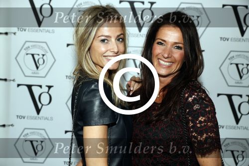 Amsterdam 11 oktober 2016
15 jaar TOV sieraden. Anouk v Kooijk met een vriendin Daphne