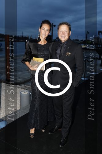Amsterdam 8 oktober 2016
JFK Gala in the harbour club Amsterdam. Armando Borsato met vriendin