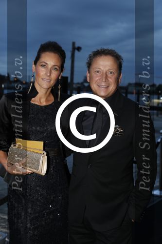 Amsterdam 8 oktober 2016
JFK Gala in the harbour club Amsterdam. Armando Borsato met vriendin