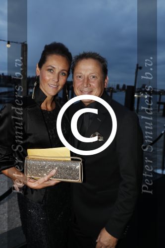 Amsterdam 8 oktober 2016
JFK Gala in the harbour club Amsterdam. Armando Borsato met vriendin
