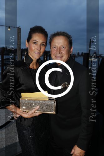 Amsterdam 8 oktober 2016
JFK Gala in the harbour club Amsterdam. Armando Borsato met vriendin