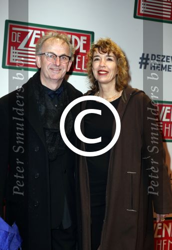Amsterdam 14 november 2016
Premiere de zevende hemel in theater Carre. Ate de Jong met zijn vrouw