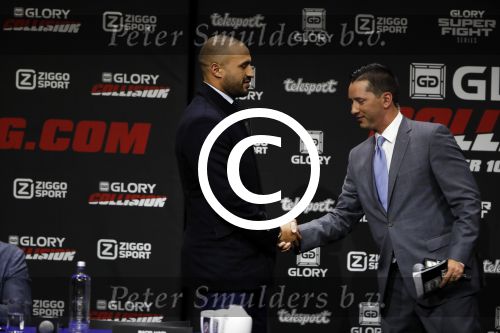 Amsterdam 1 november 2016 
Persconferentie Glory met Badr Hari en Rico Verhoeven in de HMH