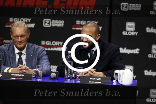 Amsterdam 1 november 2016 
Persconferentie Glory met Badr Hari en Rico Verhoeven in de HMH