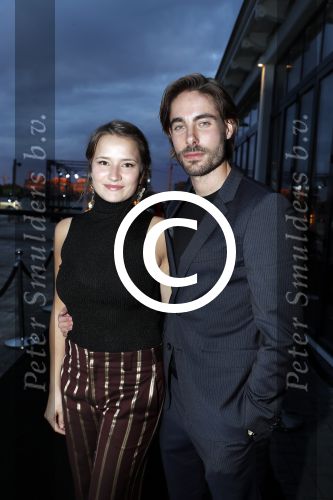 Amsterdam 8 oktober 2016
JFK Gala in the harbour club Amsterdam. barbara Sloesen met Jord Knotter