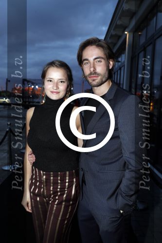 Amsterdam 8 oktober 2016
JFK Gala in the harbour club Amsterdam. barbara Sloesen met Jord Knotter