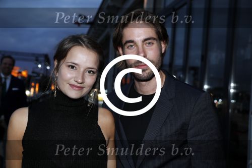 Amsterdam 8 oktober 2016
JFK Gala in the harbour club Amsterdam. barbara Sloesen met Jord Knotter