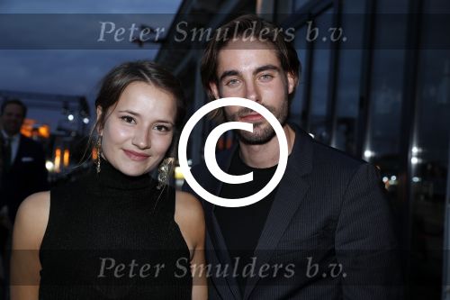 Amsterdam 8 oktober 2016
JFK Gala in the harbour club Amsterdam. barbara Sloesen met Jord Knotter