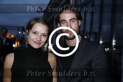 Amsterdam 8 oktober 2016
JFK Gala in the harbour club Amsterdam. barbara Sloesen met Jord Knotter
