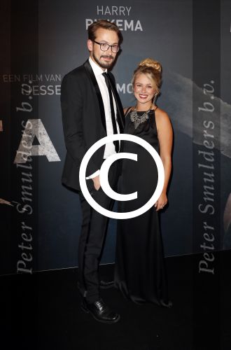 Amsterdam 31 oktober 2016 
Premiere fataal in Tuschinski.
Beau Schneider en partne