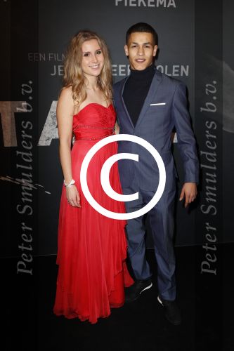 Amsterdam 31 oktober 2016 
Premiere fataal in Tuschinski. Bilal Wahib met vriendin