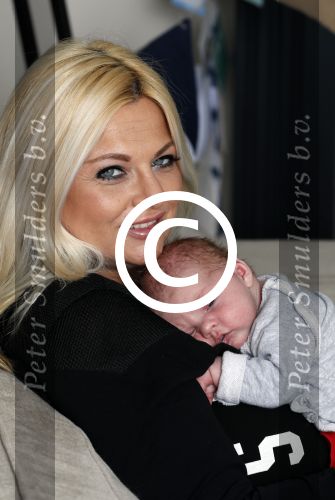 Wateringen 22 oktober 2016
Bobbi Eden en man Mark Laurenz met hun zoon Brandon ray.
