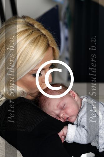 Wateringen 22 oktober 2016
Bobbi Eden en man Mark Laurenz met hun zoon Brandon ray.