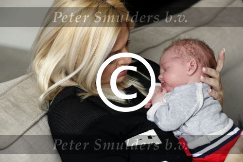 Wateringen 22 oktober 2016
Bobbi Eden en man Mark Laurenz met hun zoon Brandon ray.