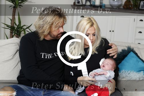 Wateringen 22 oktober 2016
Bobbi Eden en man Mark Laurenz met hun zoon Brandon ray.
