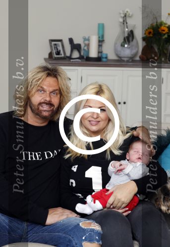 Wateringen 22 oktober 2016
Bobbi Eden en man Mark Laurenz met hun zoon Brandon ray.