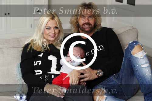Wateringen 22 oktober 2016
Bobbi Eden en man Mark Laurenz met hun zoon Brandon ray.