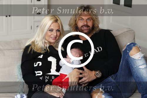 Wateringen 22 oktober 2016
Bobbi Eden en man Mark Laurenz met hun zoon Brandon ray.