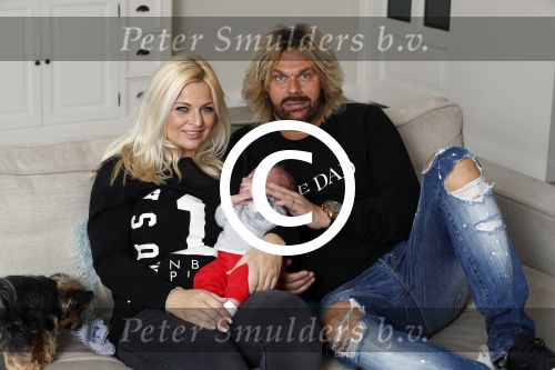 Wateringen 22 oktober 2016
Bobbi Eden en man Mark Laurenz met hun zoon Brandon ray.