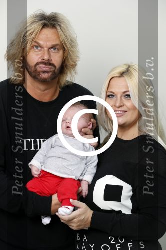 Wateringen 22 oktober 2016
Bobbi Eden en man Mark Laurenz met hun zoon Brandon ray.