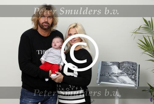 Wateringen 22 oktober 2016
Bobbi Eden en man Mark Laurenz met hun zoon Brandon ray.