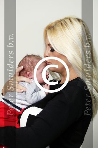 Wateringen 22 oktober 2016
Bobbi Eden en man Mark Laurenz met hun zoon Brandon ray.