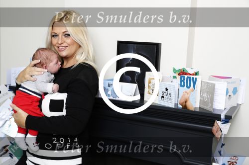 Wateringen 22 oktober 2016
Bobbi Eden en man Mark Laurenz met hun zoon Brandon ray.