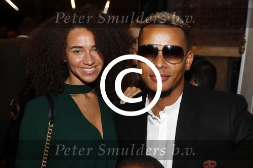 Rotterdam 16 oktober 2016
Premiere Jandino Asporaat met van je familie moet je het hebben in het oude Luxor.  rapper Bollebof en partner