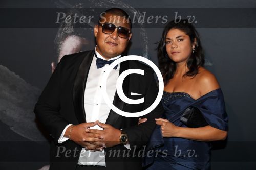 Amsterdam 31 oktober 2016 
Premiere fataal in Tuschinski. Brownie Dutch met zijn vriendin