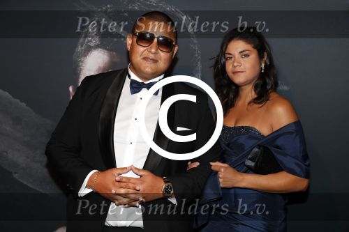 Amsterdam 31 oktober 2016 
Premiere fataal in Tuschinski. Brownie Dutch met zijn vriendin