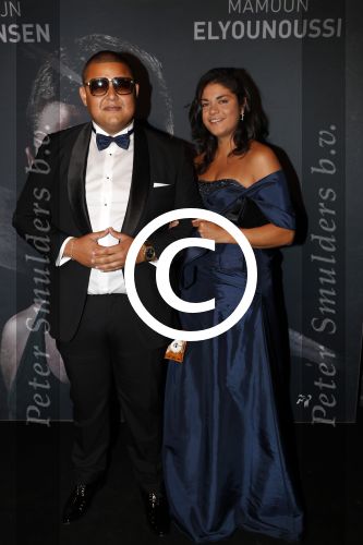 Amsterdam 31 oktober 2016 
Premiere fataal in Tuschinski. Brownie Dutch met zijn vriendin