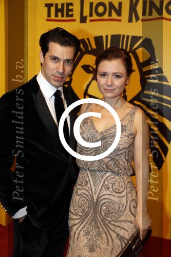 Scheveningen 30 oktober 2016
Premiere the lion king in het circustheater.
 Oren Schrijver en Celine Purcell