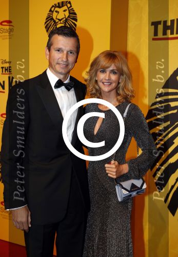 Scheveningen 30 oktober 2016
Premiere the lion king in het circustheater.
Richard Krajicek met Daphne Deckers