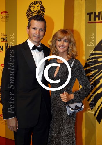 Scheveningen 30 oktober 2016
Premiere the lion king in het circustheater.
Richard Krajicek met Daphne Deckers