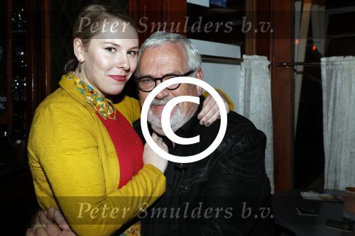 Amsterdam 14 november 2016
Boek presentatie Henk Schiffmacher . Ernst daniel Smid met dochter Coosje