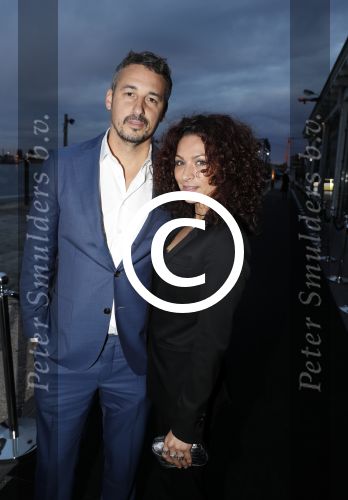 Amsterdam 8 oktober 2016
JFK Gala in the harbour club Amsterdam. Eva van de Wijdeven en partner Naftali Wattilete