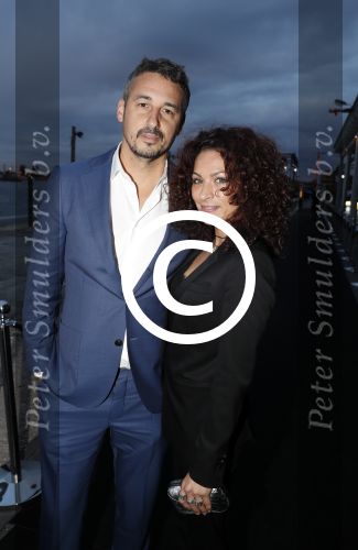 Amsterdam 8 oktober 2016
JFK Gala in the harbour club Amsterdam. Eva van de Wijdeven en partner Naftali Wattilete
