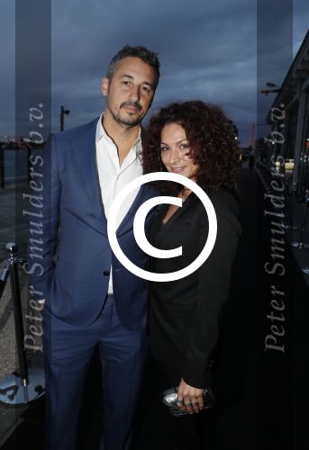 Amsterdam 8 oktober 2016
JFK Gala in the harbour club Amsterdam. Eva van de Wijdeven en partner Naftali Wattilete
