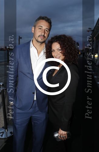Amsterdam 8 oktober 2016
JFK Gala in the harbour club Amsterdam. Eva van de Wijdeven en partner Naftali Wattilete