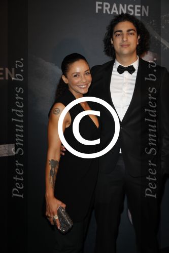 Amsterdam 31 oktober 2016 
Premiere fataal in Tuschinski. Fajah Lourens met een kennis