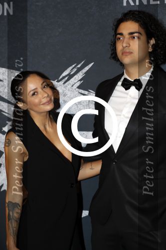 Amsterdam 31 oktober 2016 
Premiere fataal in Tuschinski. Fajah Lourens met een kennis