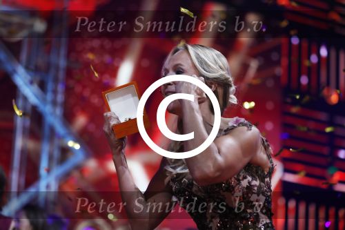 Amsterdam 13 oktober 2016
Televizierring 2016 in de heineken music Hall. Winnares Floortje Dessing met haar ouders
