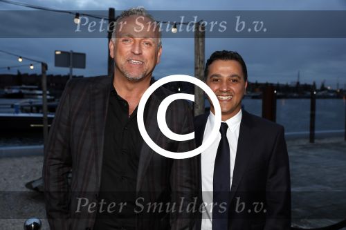 Amsterdam 8 oktober 2016
JFK Gala in the harbour club Amsterdam. Gordon met beste vriend Patrick