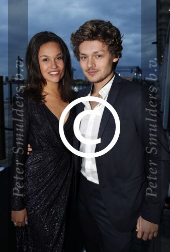 Amsterdam 8 oktober 2016
JFK Gala in the harbour club Amsterdam. Holly Brood en partner Soy Kroon