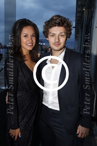 Amsterdam 8 oktober 2016
JFK Gala in the harbour club Amsterdam. Holly Brood en partner Soy Kroon