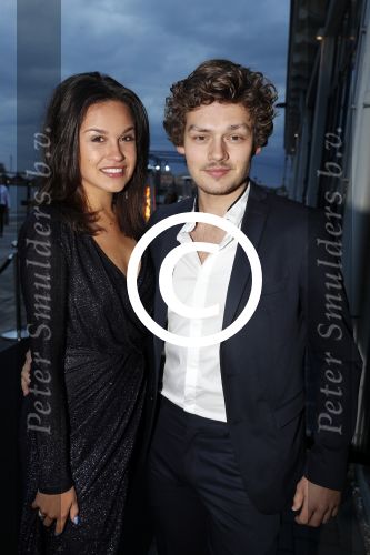 Amsterdam 8 oktober 2016
JFK Gala in the harbour club Amsterdam. Holly Brood en partner Soy Kroon